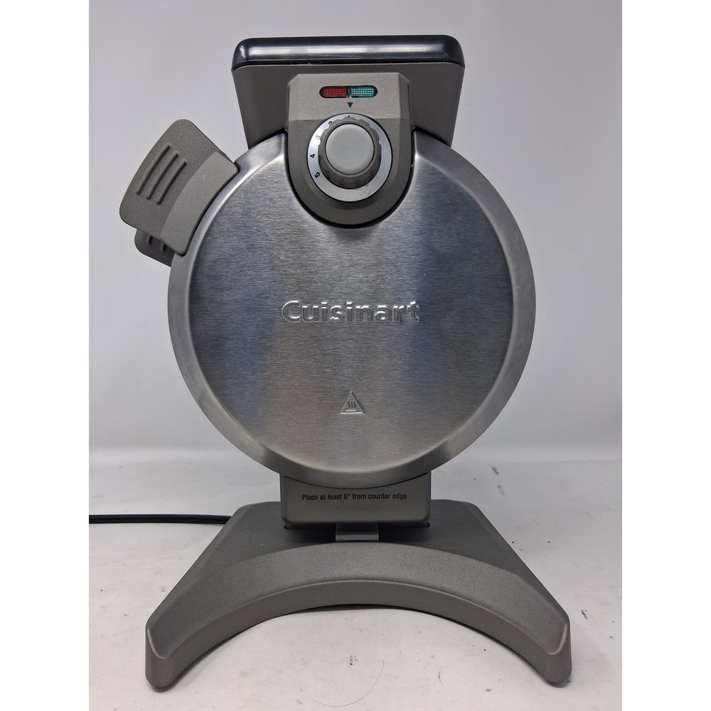 Cuisinart WAF-V100 Vert Waffle Maker Silver Stainless Steel 5-Setting Nonstick K